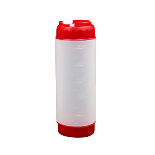 Quetschflasche mit Einzelventil, FIFO-System, scharfe Sauce 1