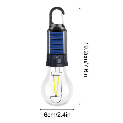 Solar Rechargeable Camping Light Waterproof Light-Sensitive 2