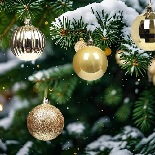 Onbreekbare kerstballen van 2,34 inch. 2