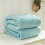 Fleece Blanket Solid Color 70 x 100 cm Orange 6