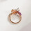 Γυναικείο δαχτυλίδι με κρύσταλλο Dragon Rose Gold, 1 τεμάχιο 7