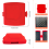 Microwave Sandwich Maker Nonstick Portable Red 7