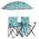 Portable picnic chairs with cooler bag 2-pack 8