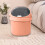 Mini papperskorg plast 1,3 gallon röd 7
