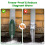 Tuinafvoer-emitter met groen, schuin rooster, 4 inch 7