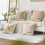 Housse de coussin lapin de Pâques à fleurs 45 x 45 cm 3