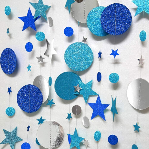 Glitter Star Circle -seppele lapsille syntymäpäiville (3 kk) 1