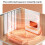 Portable space heater with oscillation and rollover 8