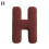 Coussin en peluche avec initiales de l'alphabet 7