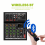 A4 Digital DJ Console USB Mixer 4-Channel Black 2
