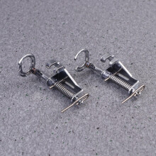 Presser Foot for Sewing Machine Silver Open Toe 2 Pcs