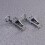 Presser Foot for Sewing Machine Silver Open Toe 2 Pcs 1