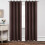 Blackout Curtains Chocolate Thermal Insulated 2 Panels 1