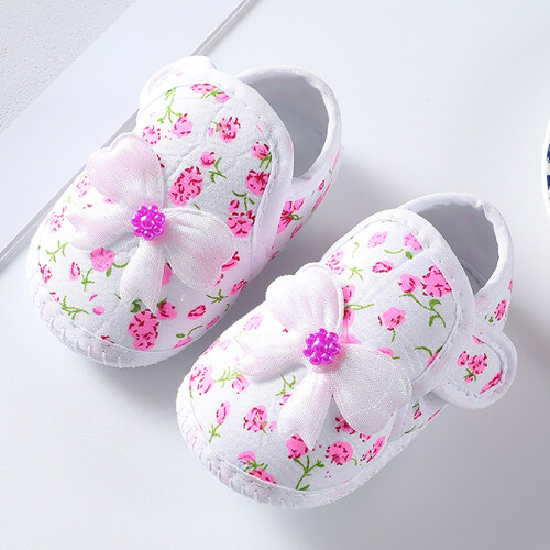 Weiche Kleinkind-Sandalen für Mädchen mit Schleife, Größe 2 1