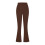 Damen-Strickhose mit schmalem Schlag, einfarbig 6