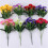 Garofani artificiali in seta, 38 cm, 10 pezzi, 7 colori 6