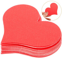 Valentine's Day Blank Heart-Shaped Cards 100 pcs
