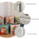 Housse de coussin de Noël LED, motif rustique, 45 x 45 cm 2