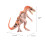 Realistiset dinosaurushahmolelut muovista opetuslelua 3
