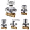 Brass dark shower valve DN15 concealed quick-open 4