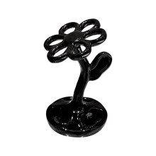 Ceramic Flower-Shaped Toothbrush Holder Rack for 6 Brushes