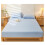Ensemble de draps pour lit Queen, 4 pièces, en coton doux lavé 4