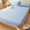Ensemble de draps pour lit Queen, 4 pièces, en coton doux lavé 5