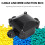 3-Way Junction Box IP68 Waterproof Outdoor Lighting Black 2