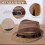 Cappello da sole Fedora in rete per uomo e donna, ideale per l'estate. 4