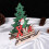 Puzzle en bois 3D Père Noël Décoration de Noël 4