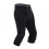 Basketball Pants with Knee Pads Black Compression 3/4 Length 1