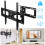 TV Wall Mount for 37-70 Inch Full Motion Bracket with 90 1