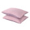 Federe rosa in misto cotone, 2 pezzi, 76x51 cm 2