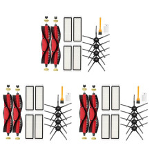 3Satz Alle SäTze HauptbüRste SeitenbüRste HEPA Filter Mop Cloth Ersatz für S6 MaxV Staubsaugerteile