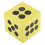 Soft colorful foam dice set 12 pieces 5