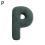 Coussin alphabet en peluche douce décorative (1 pièce) 7