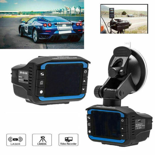 2-in-1 radar detector and dash camera with night vision 1