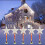 Solcellsdrivna LED-julsnöflingor trädgårdspinnar 6-pack 2