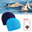 Swimming Cap Unisex Waterproof 2 Pieces 1