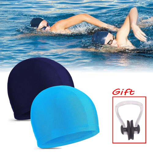 Swimming Cap Unisex Waterproof 2 Pieces