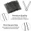 Épingles à cheveux en forme de U (50 pièces) 4