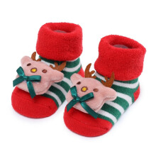 3D Christmas Cotton Baby Socks Unisex 0-12 Months