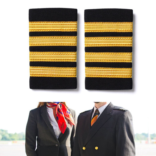 Aviation Uniform Shoulder Badge Epaulet 2 Lots 1