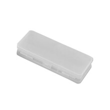Astuccio per matite bianco satinato semitrasparente