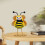 Cute Bee Gnome Figurine Insect Decorative Doll 1 Piece 5
