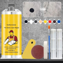Tile and Stone Crack Repair Kit with 8 Pigments 85g