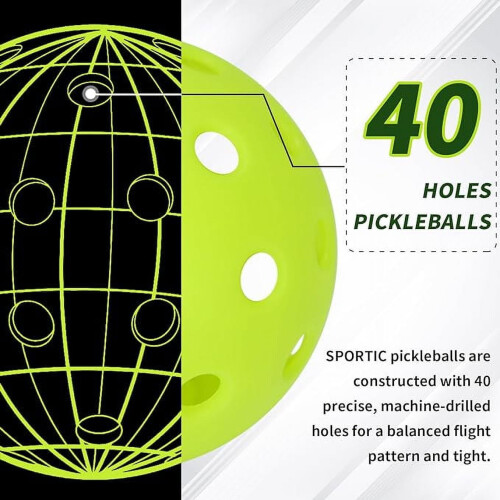 Bonison durable pickleballs sportic 4 count 1