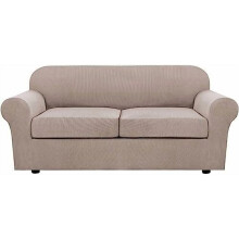 Set huse extensibile pentru canapea, material jacquard, 3 piese