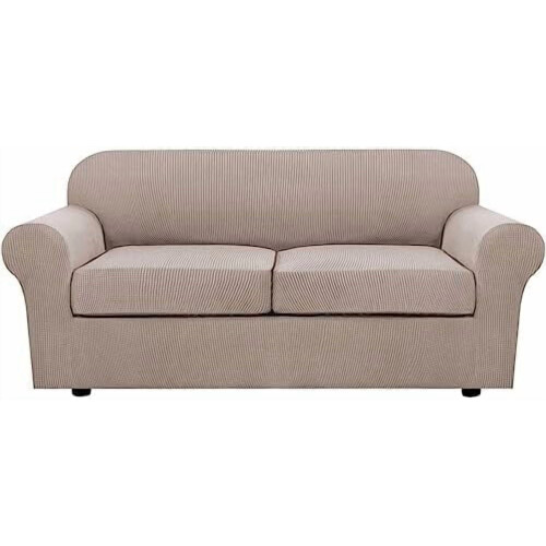Set huse extensibile pentru canapea, material jacquard, 3 piese