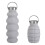 AuroraX faltbare Wasserflasche, grau, 473 ml 1